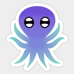 Cartoon Octopus Sticker